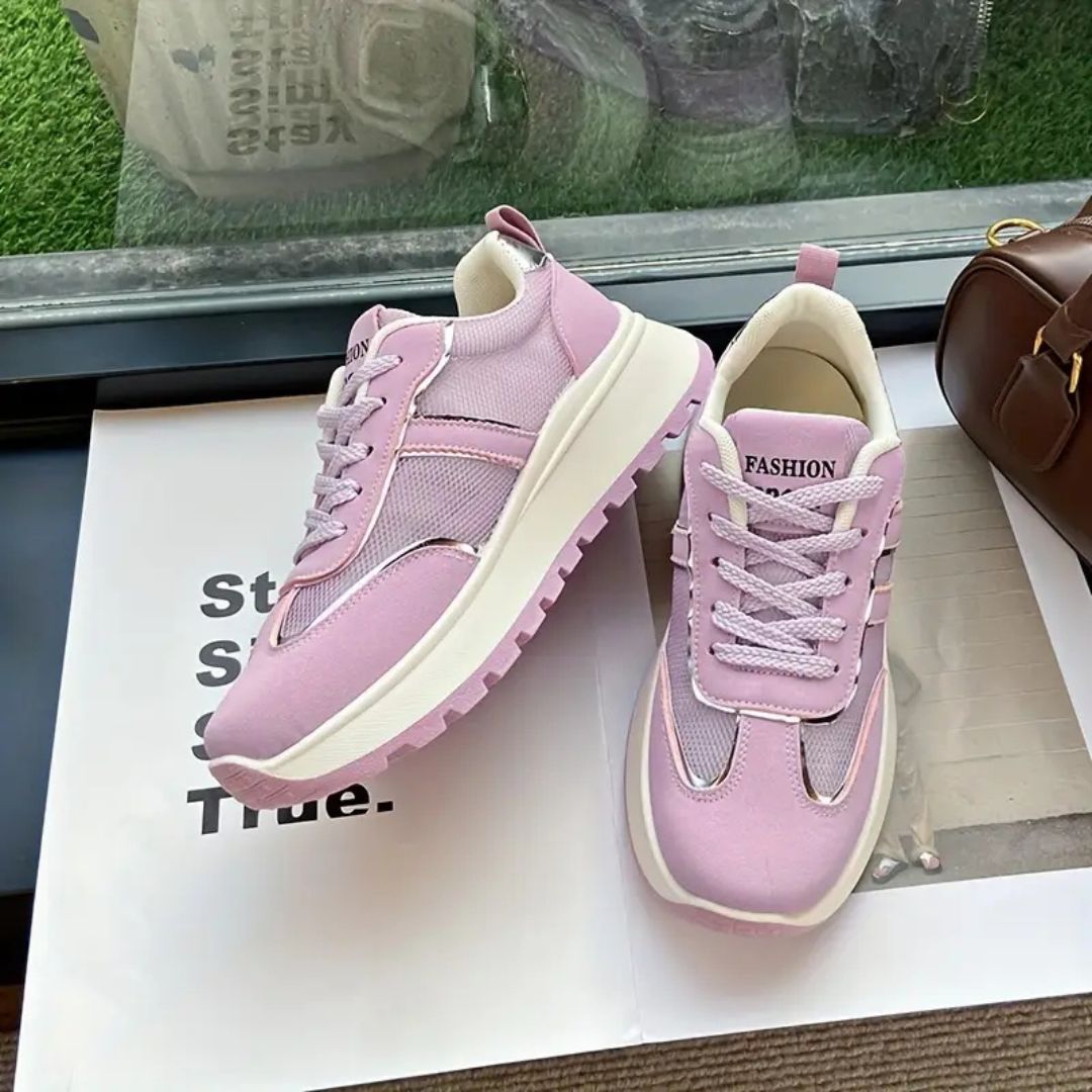 Urban Steps Blush | Championes cómodos y livianos con plataforma