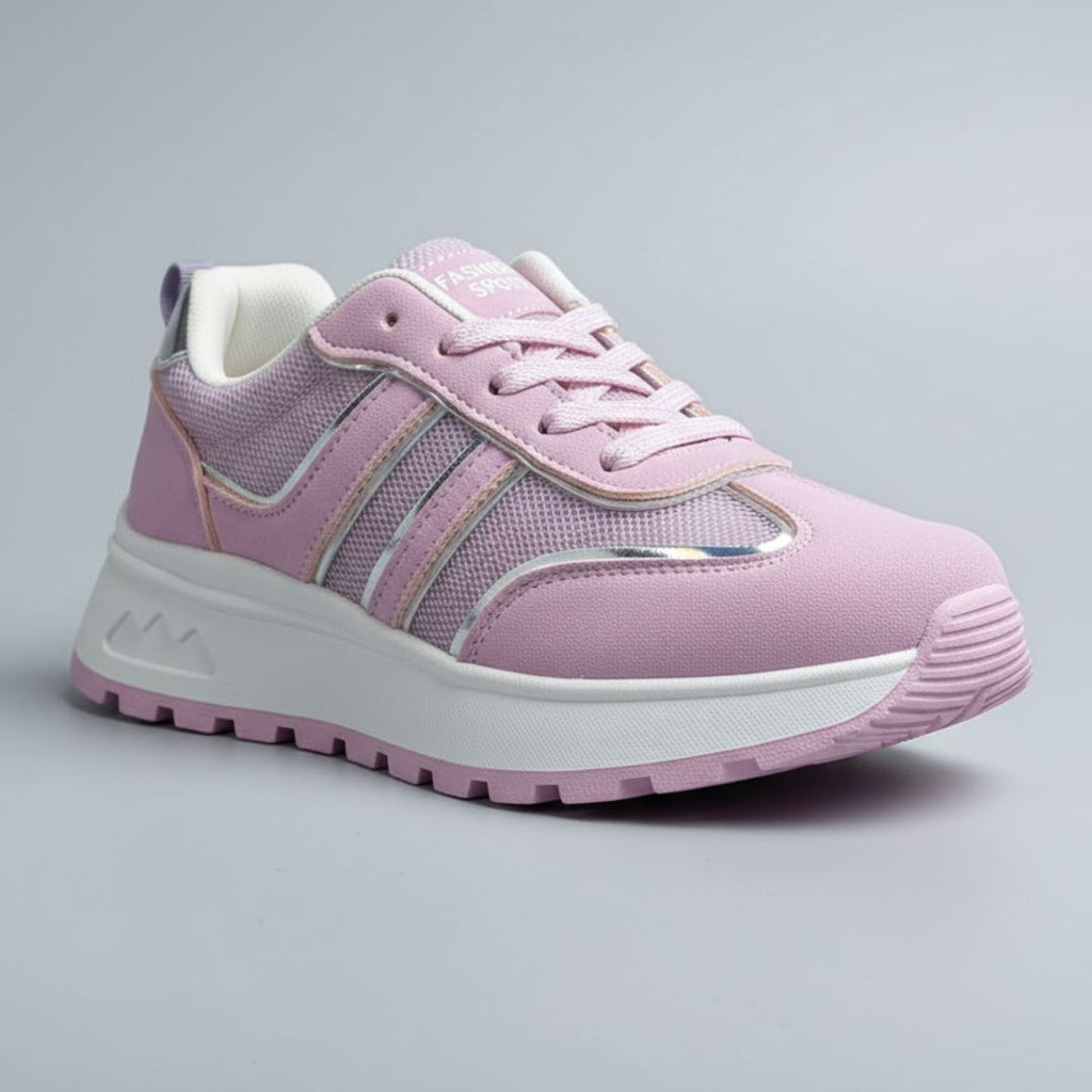 Urban Steps Blush | Championes cómodos y livianos con plataforma