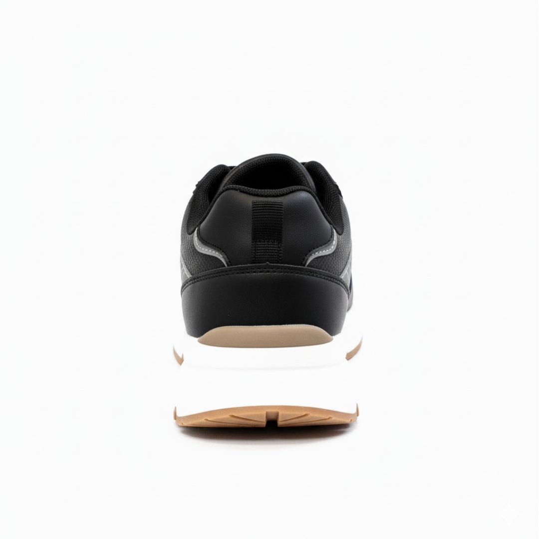 Milano – Negro con detalles grises, elegancia casual